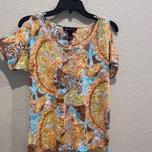 INC International Concepts V-Neck Blouse